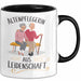 Krankenschwester Pflege Betreuung Tasse Geschenk Lustige Geschenkidee Spruch Altenpflegerin Aus Leidenschaft Schwarz Trendation