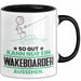 Wakeboarder Geschenk Tasse So Gut Kann Nur Ein Wakeboarder Aussehen Geschenkidee Kaffee-Becher Schwarz Trendation