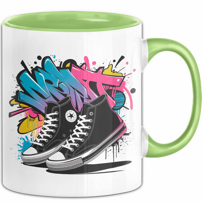 Streetwear Fan Tasse Geschenkidee für Stil Experte Grün Trendation