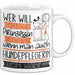 Hundepflegerin Tasse Geschenk Spruch Wer Will Schon Prinzessin Sein Wenn Man Auch Hundepflegerin Sein Kann Weiß Trendation