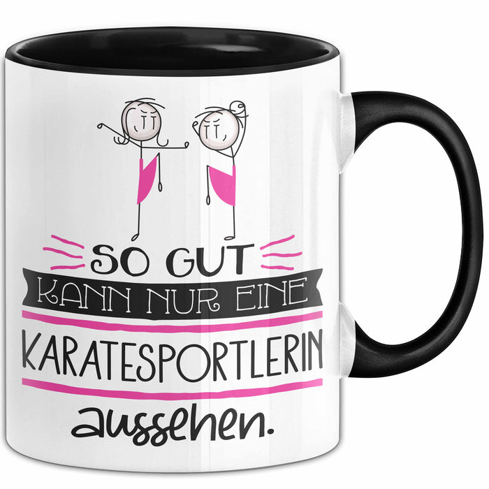 Karatesportlerin Geschenk Tasse So Gut Kann Nur Eine Karatesportlerin Aussehen Geschenkidee Geburtstag Weihnachten Lustig Trendation