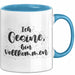 Gesine Tasse Ich Gesine, Bin Vollkommen Geschenk Blau Trendation