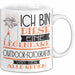 Outdoor-Fotografin Tasse Geschenk Ich Bin Diese Eine Legendäre Outdoor-Fotografin Von Der Alle Reden Geschenkidee Geburtstag Weihnachten Weiß Trendation