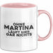 Martina Tasse Ohne Martina Laeuft Hier Gar Nichts Geschenk Rosa Trendation
