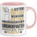 Urgroßvater Geschenk Tasse Lustiger Spruch Erheben Sie Sich Der Urgroßvater Betritt den Raum Rosa Trendation