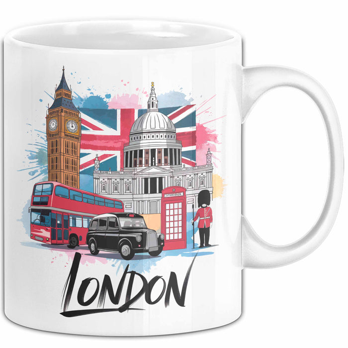 England London Tasse Geschenk Lustige Geschenkidee Spruch Weiß Trendation