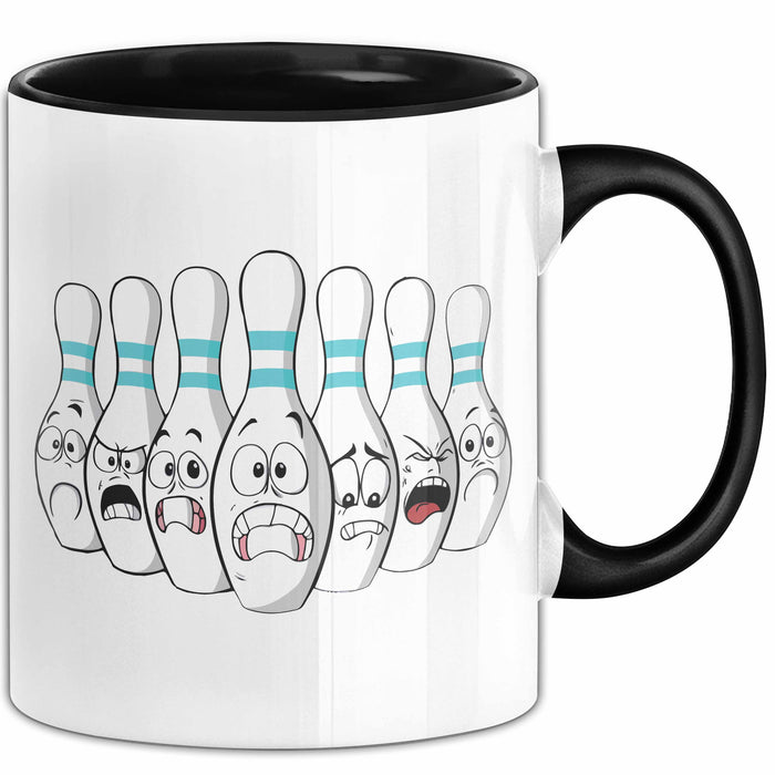 Bowling Tasse Geschenk Bowling-Spieler Geschenkidee Trendation