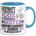 Mountainbike-Guide Geschenk Lustiger Spruch für Mountainbike-Guide Geschenkidee Bester Mountainbike-Guide Der Welt Blau Trendation