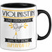 Violinistin Und Prinzessin Tasse Geschenk Für Eine Violinistin Geburtstag Was Ist Deine Superkraft Trendation