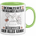 Konzertveranstalter Tasse Geschenk für Konzertveranstalter Der Mann Der Alles Kann Geschenkidee zum Geburtstag Grün Trendation
