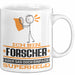Forscher Geschenk Tasse Ich Bin Forscher Aber Sag Doch Einfach Superheld Lustige Geschenkdiee für Forscher Kaffee-Becher Weiß Trendation