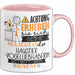 Haustier-Modedesignerin Tasse Geschenk Lustiger Spruch Bitte Erheben Sie Sich Seine Majestät Die Haustier-Modedesignerin Betritt Den Raum Rosa Trendation