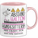 Hundesitterin Tasse Geschenk Lustig Abstand Halten Hochleistungs-Hundesitterin Mit Drang Zur Perfektion Bei Der Arbeit Rosa Trendation