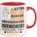 Bogenschießer Geschenk Tasse Lustiger Spruch Erheben Sie Sich Der Bogenschießer Betritt den Raum Rot Trendation
