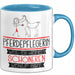 Pferdepflegerin Weil Es Keinen Schöneren Beruf Gibt Tasse Geschenk für Eine Pferdepflegerin Lustig Blau Trendation