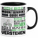 Mountainbike-Guide Geschenk Kaffee-Tasse Geschenkidee für Mountainbike-Guide Ich Bin Mountainbike-Guide Ich Kann Es Dir Erklären Jedoch Nicht Für Dich Verstehen Spruch Lustig Schwarz Trendation