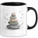 Meditationsfan Tasse Geschenkidee für Achtsamkeitssuchende Trendation