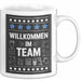Office Arbeitskollege Tasse Geschenk Lustige Geschenkidee Spruch Willkommen Im Team Weiß Trendation