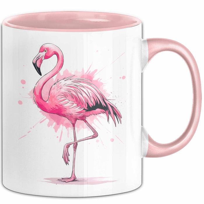 Flamingo Tier Tasse Geschenk Lustige Geschenkidee Spruch Rosa Trendation