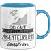 Abenteurerin Geschenk Tasse So Gut Kann Nur Eine Abenteurerin Aussehen Geschenkidee Geburtstag Weihnachten Lustig Blau Trendation