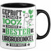 Urgroßonkel Geschenk Lustiger Spruch für Urgroßonkel Geschenkidee Bester Urgroßonkel Der Welt Schwarz Trendation
