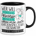 Katzenspielzeug-Designerin Tasse Geschenk Spruch Wer Will Schon Prinzessin Sein Wenn Man Auch Katzenspielzeug-Designerin Sein Kann Trendation