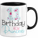 11 Birthday Princess Tasse Mädchen Geschenk 11. Geburtstag Krone Schwarz Trendation