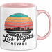 Las Vegas Nevada USA Tasse Geschenk Lustige Geschenkidee Spruch Rosa Trendation