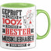 Musikliebhaber Geschenk Lustiger Spruch für Musikliebhaber Geschenkidee Bester Musikliebhaber Der Welt Grün Trendation