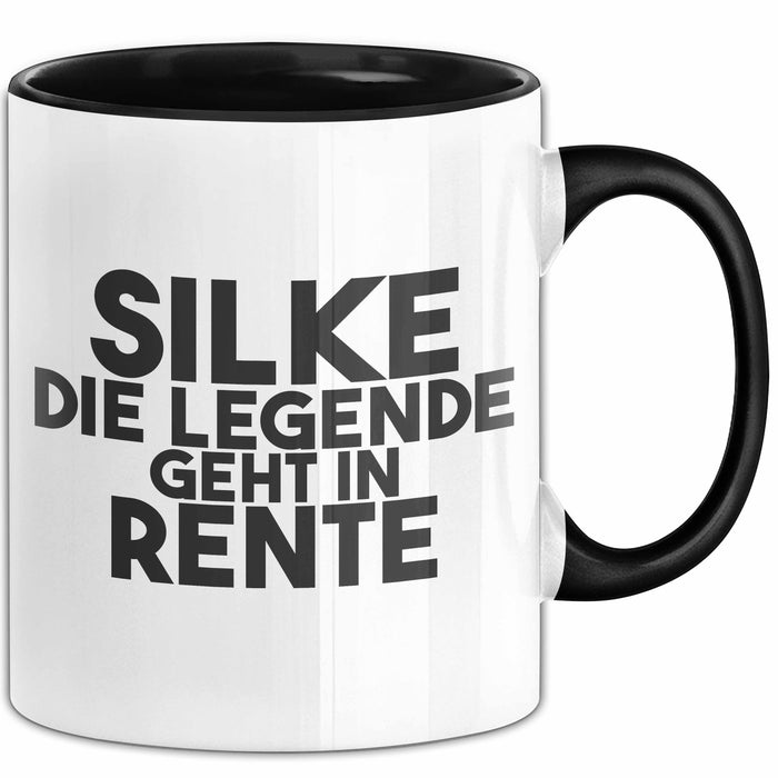 Silke Tasse Silke – Die Legende Geht In Rente Geschenk