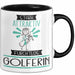 Golferin Tasse Geschenk Becher Stark Attraktiv Furchtlos Golferin Lustige Geschenkidee Trendation