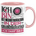 Kfz-Mechatronikerin Ausbildung Start Geschenk Tasse Ich Bin Kfz-Mechatronikerin In Der Ausbildung Ich Darf Das Kaffee-Becher Geschenkidee Rosa Trendation