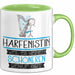 Harfenistin Weil Es Keinen Schöneren Beruf Gibt Tasse Geschenk für Eine Harfenistin Lustig Grün Trendation