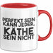 Kaethe Tasse Perfekt Sein Kann Jeder, Kaethe Sein Nicht Geschenk Rot Trendation