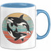 Wal Tier Tasse Geschenk Lustige Geschenkidee Spruch Blau Trendation
