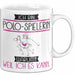 Polo-Spielerin Tasse Geschenk Ich Bin Polo-Spielerin Warum Weil Ich Es Kann Geschenkidee Geburtstag Weiß Trendation