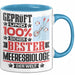 Meeresbiologe Geschenk Lustiger Spruch für Meeresbiologe Geschenkidee Bester Meeresbiologe Der Welt Blau Trendation
