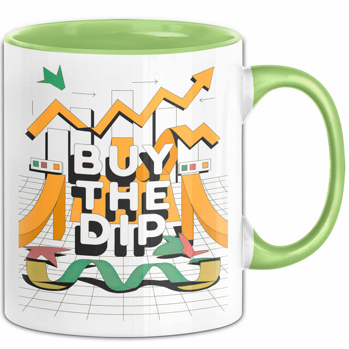 Börsen Analyst Tasse Geschenk Lustige Geschenkidee Spruch Für Markt Denker Grün Trendation
