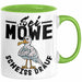 Sei Möwe Sch** Drauf Tasse Geschenk Norddeutschland Sylt Norderney Urlaub Spruch Geschenkidee Kaffee-Becher Grün Trendation