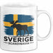 Schweden Skandinavien Schwedisch Tasse Geschenk Lustige Geschenkidee Spruch Elk Bull Sverige Scandinavia Weiß Trendation