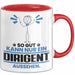 Dirigent Geschenk Tasse So Gut Kann Nur Ein Dirigent Aussehen Geschenkidee Kaffee-Becher Rot Trendation