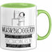 Musikbloggerin Weil Es Keinen Schöneren Beruf Gibt Tasse Geschenk für Eine Musikbloggerin Lustig Grün Trendation