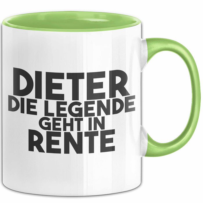 Dieter Tasse Dieter – Die Legende Geht In Rente Geschenk
