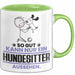 Hundesitter Geschenk Tasse So Gut Kann Nur Ein Hundesitter Aussehen Geschenkidee Kaffee-Becher Grün Trendation