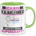 Kajaklehrer Tasse Geschenk für Kajaklehrer Geburtstag Lustiger Spruch Kaffee-Becher Was Ist Deine Superkraft Grün Trendation