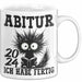 Abitur 2025 Ich Habe Fertig Geschenkidee Tasse Abi Bestanden Geschenk Prüfung Katze Kaffee-Becher Weiß Trendation