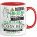 Bogenschützin Tasse Geschenk Lustiger Spruch Bitte Erheben Sie Sich Seine Majestät Die Bogenschützin Betritt Den Raum Rot Trendation
