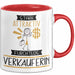 Verkäuferin Tasse Geschenk Becher Stark Attraktiv Furchtlos Verkäuferin Lustige Geschenkidee Rot Trendation