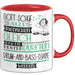 Drum-and-Bass-DJane Geschenk Becher Tasse Gott Schuf Alle Menschen Gleich Nur Die Besten Durfeten Drum-and-Bass-DJane Werden Geschenkidee Lustig Rot Trendation
