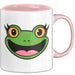 Frosch Tier Tasse Geschenk Lustige Geschenkidee Spruch Rosa Trendation